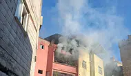 Siirt'te bir apartman dairesini alevler teslim aldı