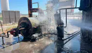 Yozgat'taki asfalt tesisinde patlama korkuttu