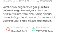 Denizli’de yaşayanlar dikkat bugün gökyüzü alarm veriyor