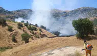 Dicle’de tarım arazisinde yangın alarmı