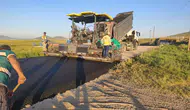 Kars köylerinde yol yapım seferberliği sürüyor