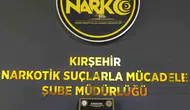 Kırşehir’de şüpheli araçta uyuşturucu baskını