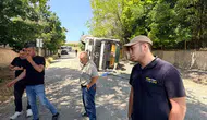 Eskişehir’de tır şoförü büyük bir facianın önüne geçti