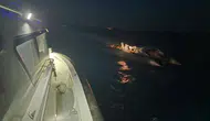 Urla açıklarında göçmen operasyonu