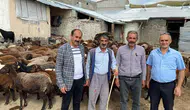 Ağrılı yetiştiricilere ekipman ve ilaç desteği geldi