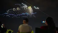Şırnak gökyüzünde dronlarla Nuh Tufanı anlatıldı