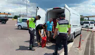 Osmangazi Köprüsü girişinde tonlarca kaçak midye yakalandı