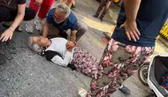 Bayındır'da motosiklet yayaya çarptı