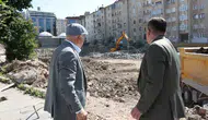 Erzurum’da eski binalar yıkılıp yerine modern konutlar yükseliyor