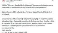 26 ilde göçmen kaçakçılarına büyük darbe