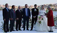 İsmail Yüksek ve Esen Matraş nikah masasına oturdu