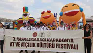 Kapadokya’nın güzel atları podyumda hünerlerini sergiledi