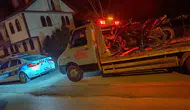 Mudurnu sokaklarında gürültüye polis freni