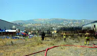 Kahramanmaraş'ta plastik fabrikasını alevler sardı