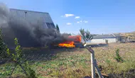 Balıkesir'de mühimmat fabrikası yakınında korkutan yangın