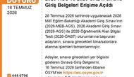 AGS ve ÖABT adayları sınav yerlerinizi hemen kontrol edin