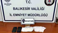 Gönen polisinden şüpheli araca uyuşturucu baskını