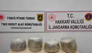 Yüksekova sınırında büyük uyuşturucu sevkiyatına jandarma engeli