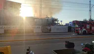 Eskişehir’de inşaat alanında korkutan yangın