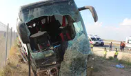 Aksaray yolunda otobüs faciası Bir yolcu hayatını kaybetti
