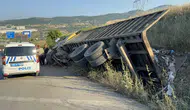 Samsun’da freni boşalan kamyon facianın eşiğinden döndü
