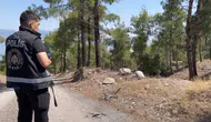 Burdur polisinden ormanları korumak için gökyüzünden takip