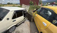 Bolu Mudurnu yolunda iki araç çarpıştı 5 kişi hastanelik oldu