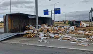 Çorum’da tır ile tanker kavşakta çarpıştı
