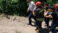 Konya'da kiraz toplarken 4 metreden kanala düştü