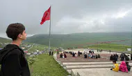 Damal şenliklerinde Atatürk silüeti sürprizi