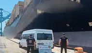 Aliağa limanında gemiye kaçak akaryakıt baskını