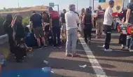 Feci kaza: Yol kan gölüne döndü, 2 can kaybı 9 yaralı var