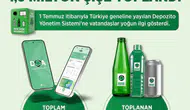 Depozito makineleri ilk günden 1,5 milyon ambalaj topladı