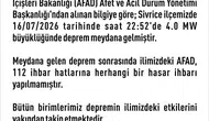 Elazığ Sivrice'de gece yarısı deprem paniği