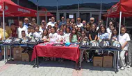 Devrek'te öğrencilere yüzme seti sürprizi