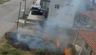 Aksaray’da çocukların maytap oyunu az kalsın mahalleyi yakıyordu