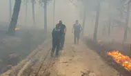 Aydın Çine’de orman yangını evleri yuttu