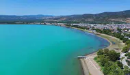 İznik Gölü turkuaz renge büründü