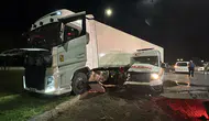 Samsun'da hasta taşıyan ambulansla TIR çarpıştı 6 yaralı
