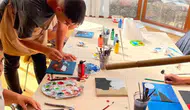 Bilecik’te minik eller tuvalleri renklendirdi