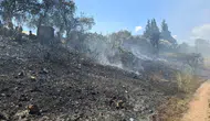 Antalya Serik’te korkutan yangın evlere ulaşmadan durduruldu
