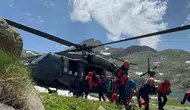Verçenik Dağı'nda düşen dağcı için dev kurtarma operasyonu