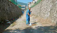 Yıldırım'da dere yataklarına temizlik operasyonu