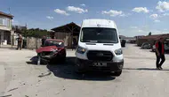 Çorum’da kavşak kazası kamerada