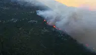 Kaş ormanlarında sabah saatlerinde yangın paniği