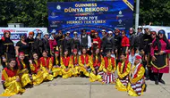 Başiskele ekibi İstanbul’da dünya rekoruna imza attı