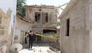Karaman'da yıkılan metruk duvar mahalleliyi korkuttu