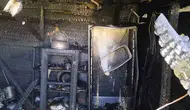 Beypazarı orman yangını iki evi küle çevirdi