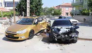 Karaman’da kavşak kazası 3 yaralı