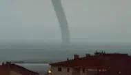 Zonguldak Ereğli açıklarında korkutan deniz hortumu